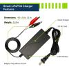 imageExpertPower 128V 5A Smart Charger for Lithium LiFePO4 Deep Cycle Rechargeable Batteries2 Amp