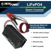 imageExpertPower 128V 5A Smart Charger for Lithium LiFePO4 Deep Cycle Rechargeable Batteries20 Amp