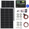 imageExpertPower 100W 12V Solar Power Kit with Battery  100W 12V Solar Panel  10A Charge Controller  21Ah Gel Battery200W 20A MPPT