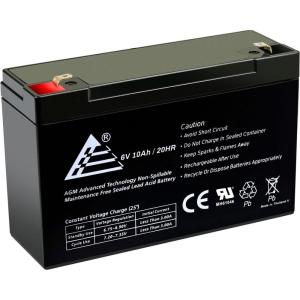 image6V 10Ah Sealed Lead Acid Battery ECI Power