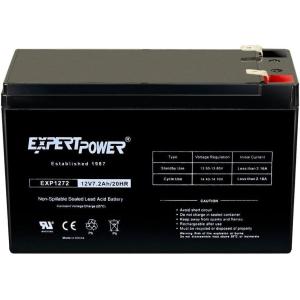 imageExpertPower 12V 72AH Sealed Lead Acid SLA Rechargeable Battery for Security Alarm System With F2 Terminals  EXP1272EXP1272