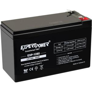 imageExpertPower 12V 8AH Sealed Lead Acid SLA Battery Replacement for APC BackUPS ES 550VA BackUPS Pro 13001500 Liftmaster CSL24VDC Slider Gate Opene  F2 Terminals
