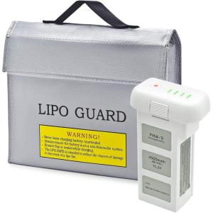 imageExpertPower 152 V 4500mAh Replacement Battery for DJI Phantom 3 Drones DJI Phantom 3 SE DJI Phantom 3 Professional DJI Phantom 3 Advanced DJI Phantom 3 Standard 1 Battery  1 Large Safety Bag