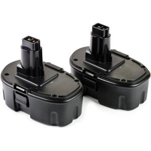 imageExpertPower 2 Pack 18v 2000mAh NiCd Battery for Dewalt DC9096 DW9095 DW9096 DW9098 DE9039 DE9095 DE9096 DE9098 DC9099 DC9098
