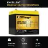 imageExpertPower 12V 35Ah Gel Deep Cycle Solar Battery Sealed Gel Technology for Marine Mobility Applications SLA11561Pack 12V GEL 35AH
