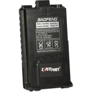 image:imageExpertPower BL5 Original Battery for UV5R Two Way Radio UV5R PlusUV5RTP  UV5RX3  RD5R  74V 1800mAhBL5 Battery