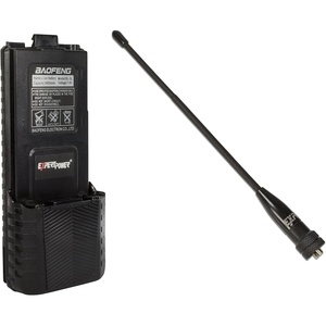 image:imageExpertPower BL5 Original Battery for UV5R Two Way Radio UV5R PlusUV5RTP  UV5RX3  RD5R  74V 1800mAhBL5L  75 Antenna