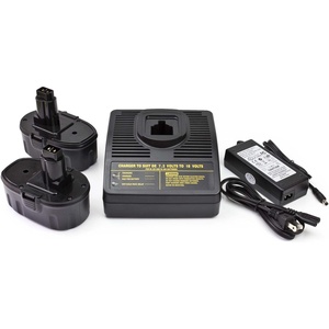 image:imageExpertPower 18v 2000mAh NiCd Battery for Dewalt DW9095 DW9096 DW9098 DC9096 DE9039 DE9095 DE9096 DE9098 Battery Pack 2 Batteries  1 Charger