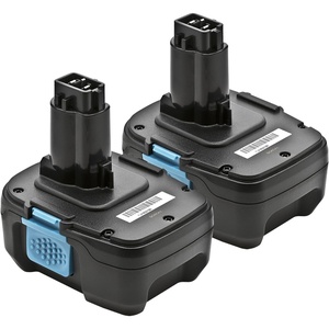 image:imageExpertPower 2 Pack Replacement Battery for DeWalt DC9182 DC9181 DC9180 18V XRP Lithium Ion fits All Dewalt 18 Volt Tools